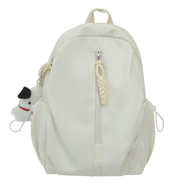 Backpack with Cute Plush Keychain and Practical Storage Stornfield