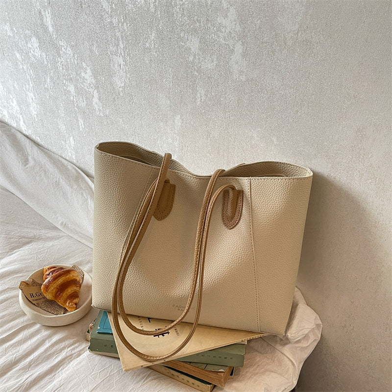 Modern Minimalist Leather Tote