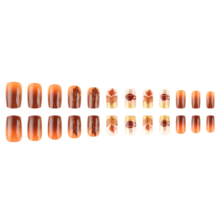Autumn-Themed Nail Art Design Set Stornfield
