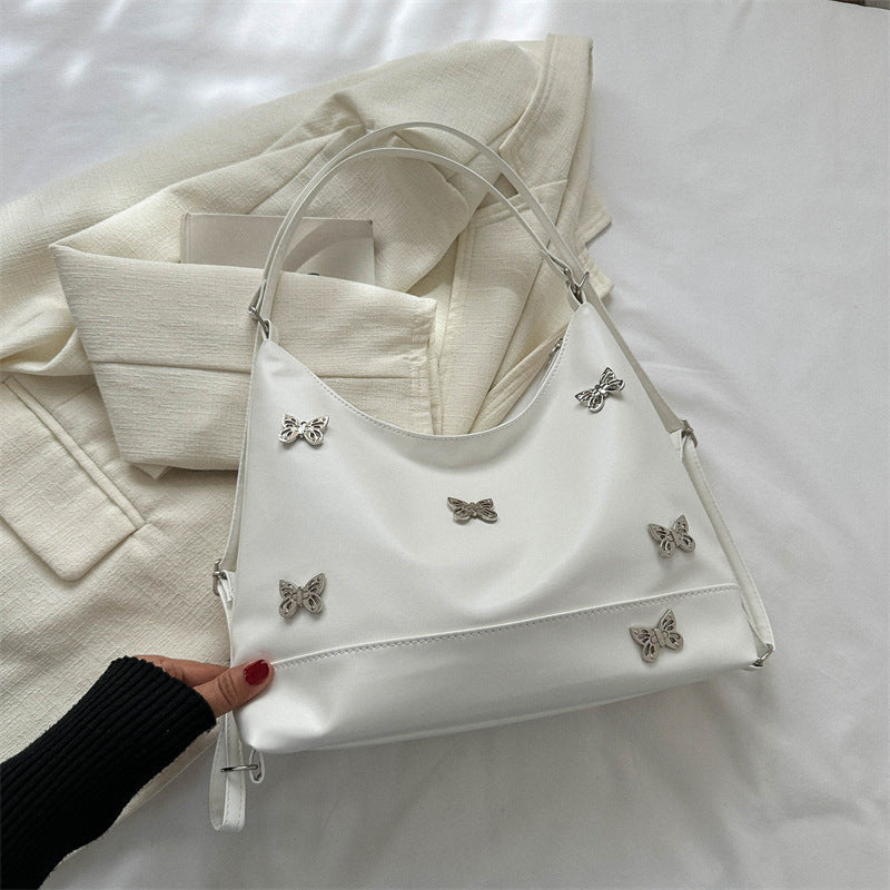 Elegant Butterfly Embellished Shoulder Bag