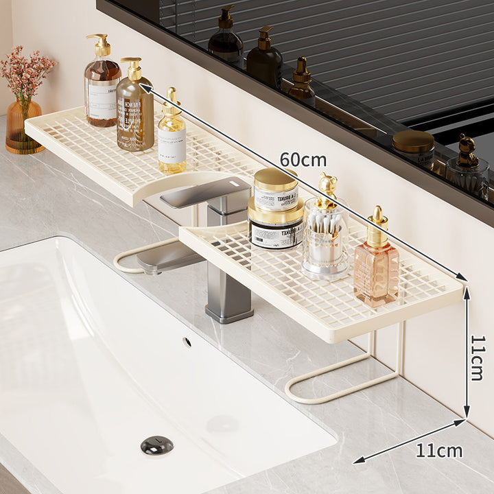 Over-Sink Grid Countertop Organizer Shelf