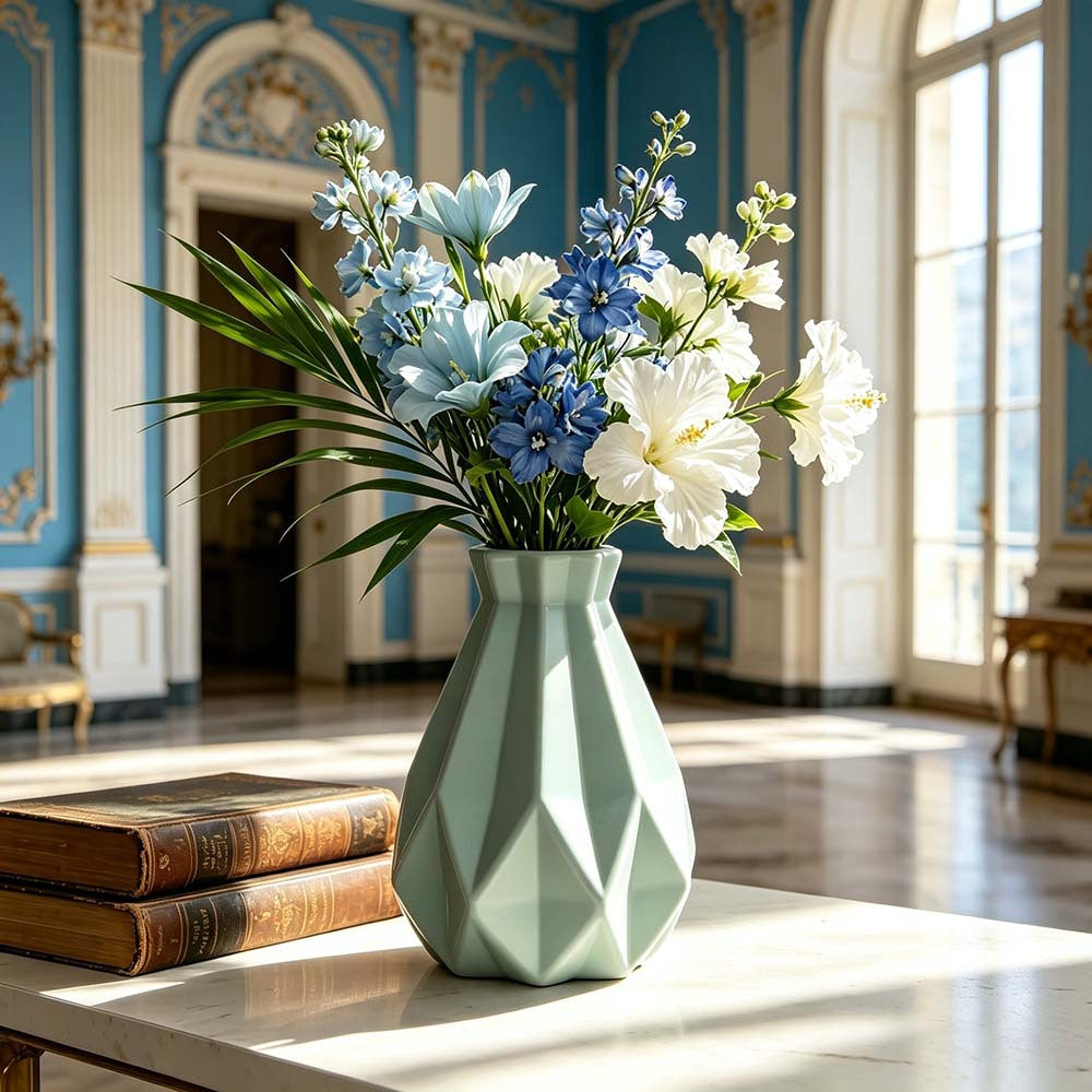 Elegant Geometric Shaped Vase Stornfeild