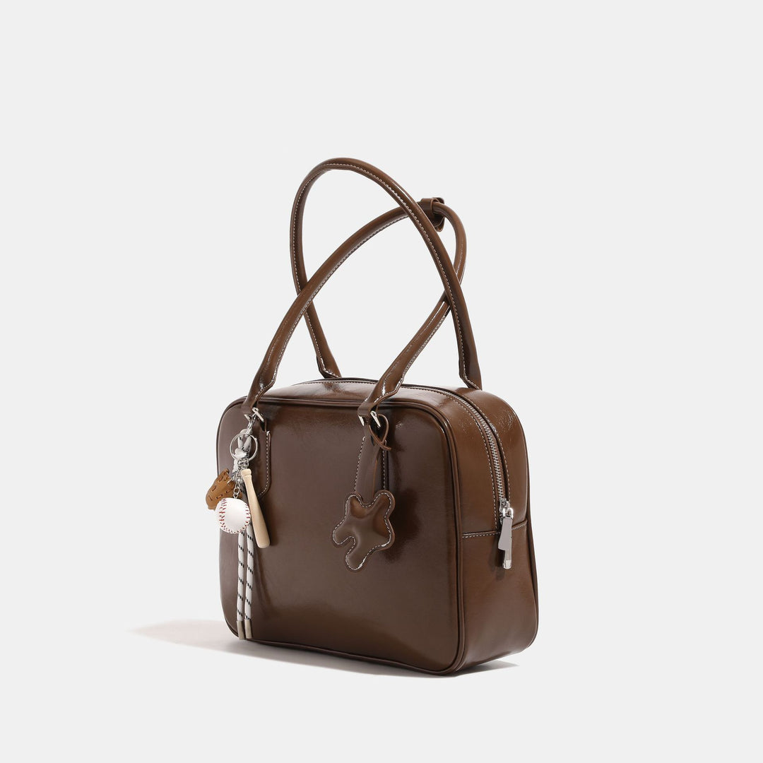 Stylish Dual Handle Satchel Bag