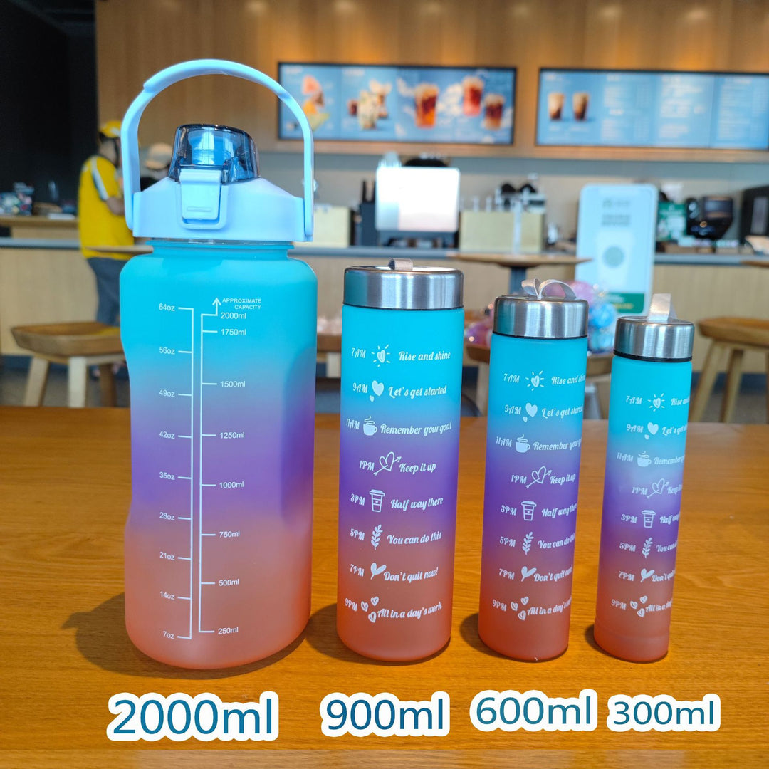 Ladies' Motivation Water Bottle with Time Scale and Ergonomic Design Stornfield