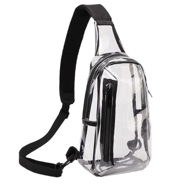 Transparent sling bag with practical multi-pocket design Stornfield
