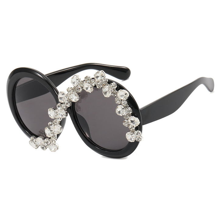 Ladies Glamorous Sunglasses with Rhinestone Applications Stornfield