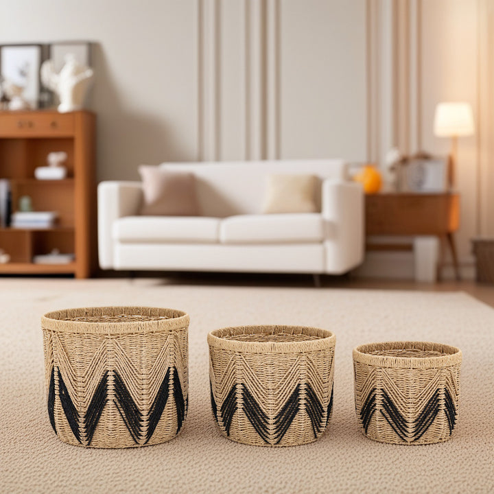 Decorative Woven Storage Bin Stornfield