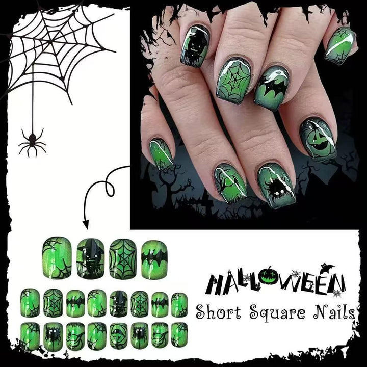 Halloween Nail Art Set with Creative 3D Designs Stornfield