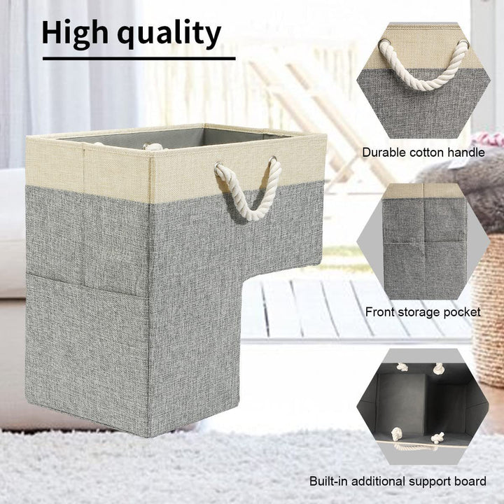 Multifunctional storage basket with handles Stornfield