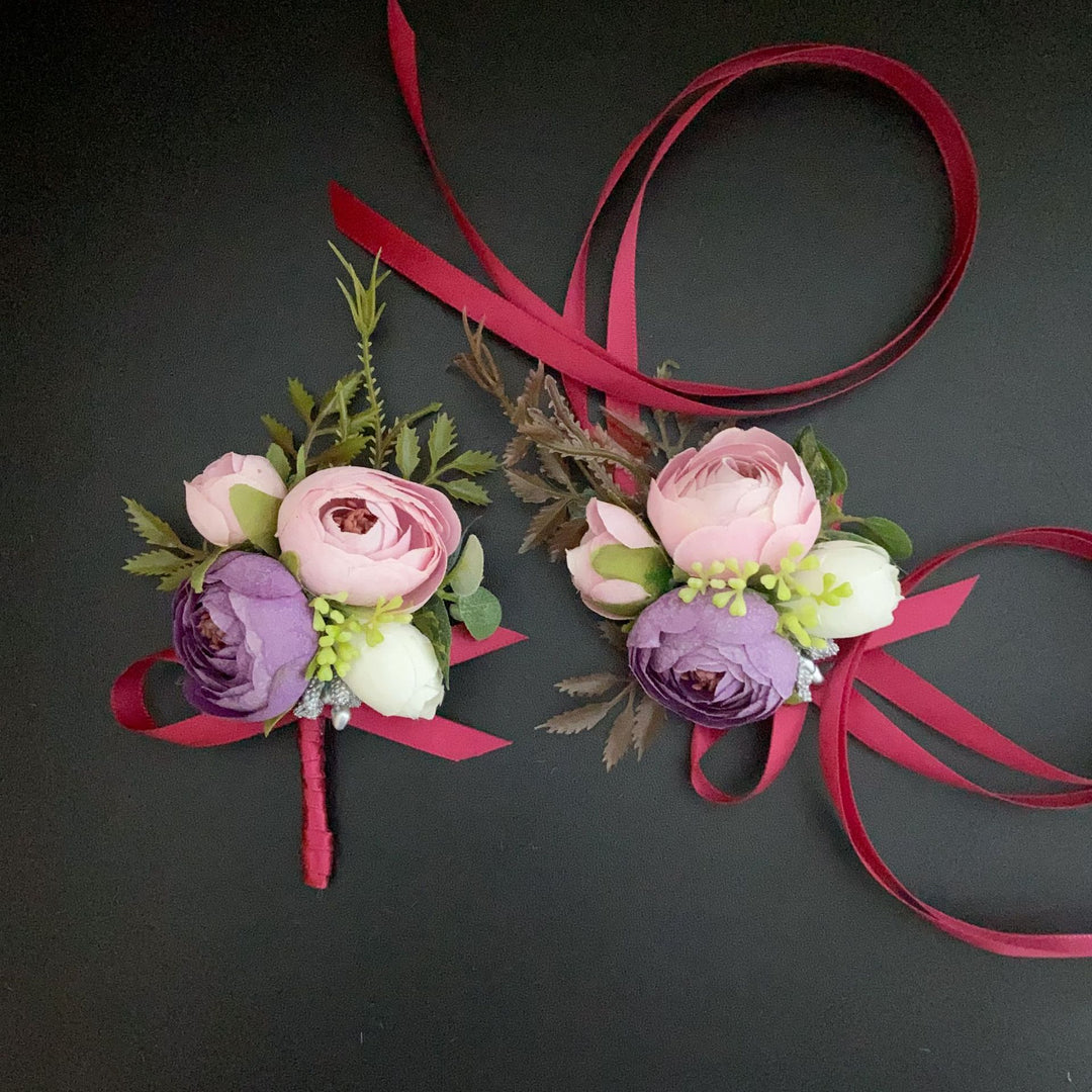 Modern Floral Corsage