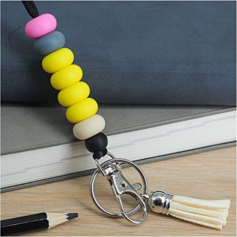 Beaded Keychain with Tassel Stornfield