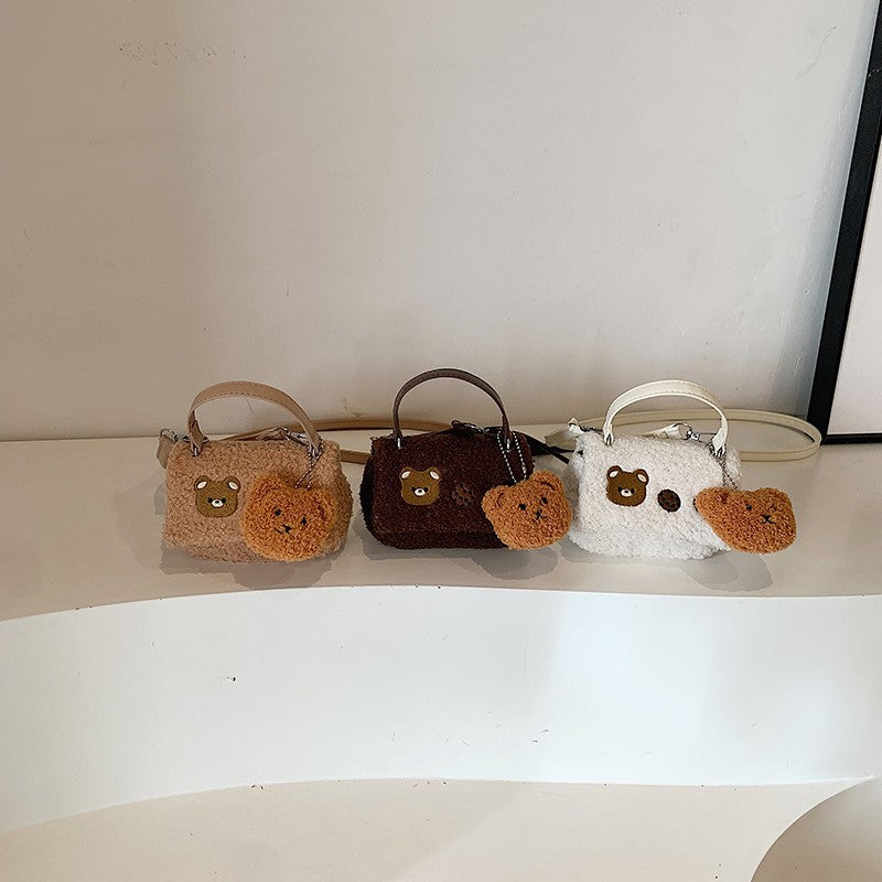 Plush Crossbody Bag with Cute Animal Design Stornfield