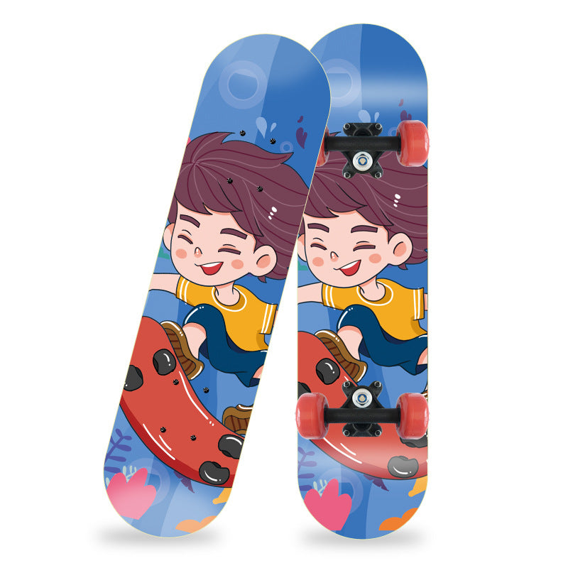 Cartoon-Inspired Mini Skateboard Stornfield
