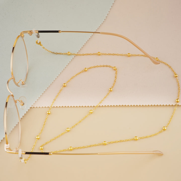 Silver Bead Decorative Eyewear Holder Chain Stornfield