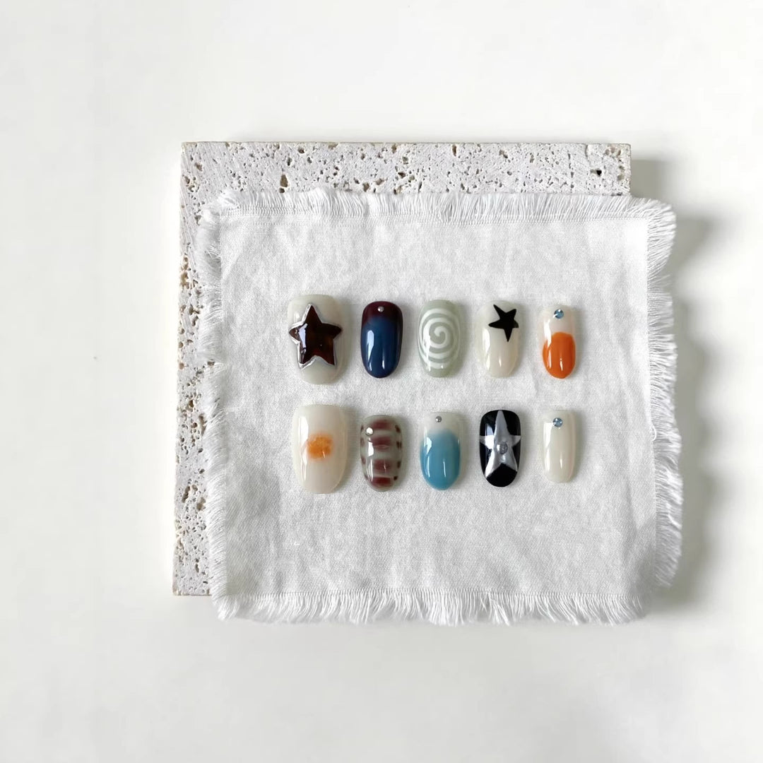 Artistic Modular Press-On Nail Set