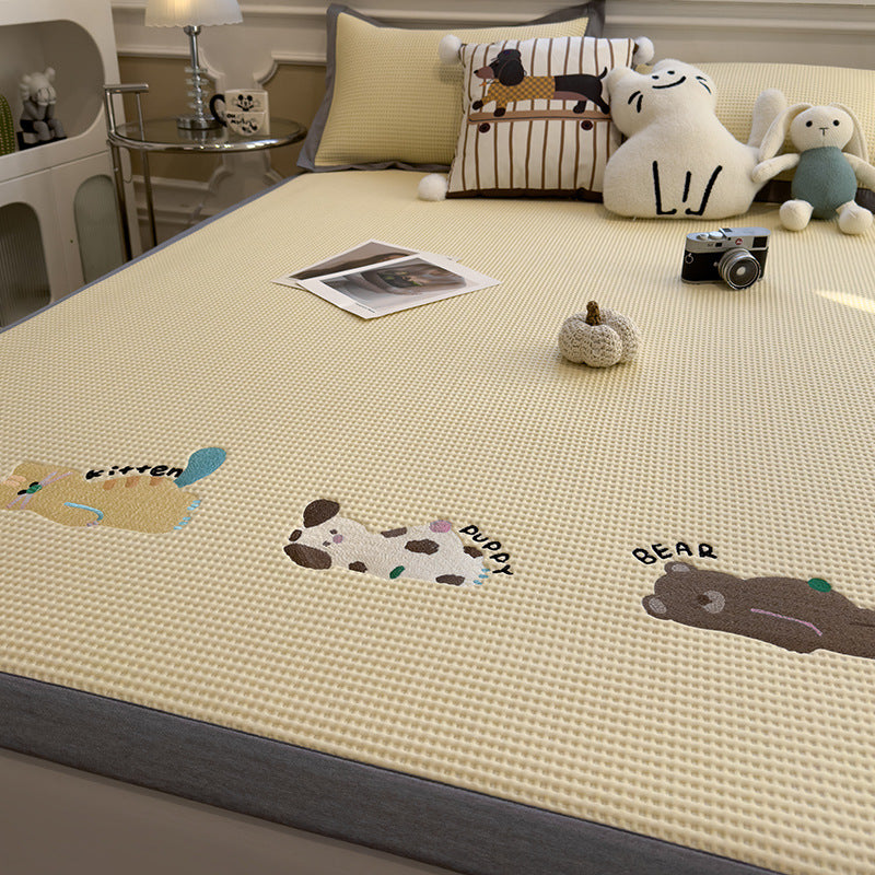 Decorative Embroidered Mattress Cover
