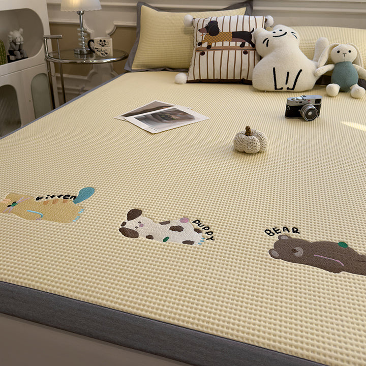 Decorative Embroidered Mattress Cover