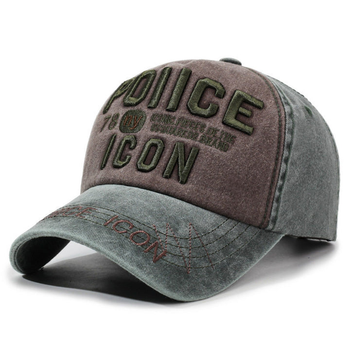 Men's Vintage-Inspired Embroidered Baseball Cap Stornfield