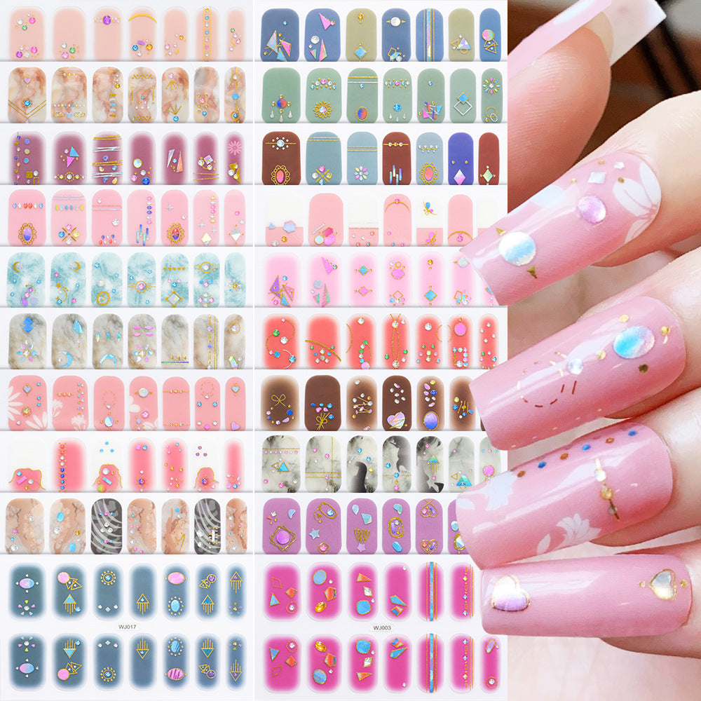 Festive Decorative Nail Art Sheet