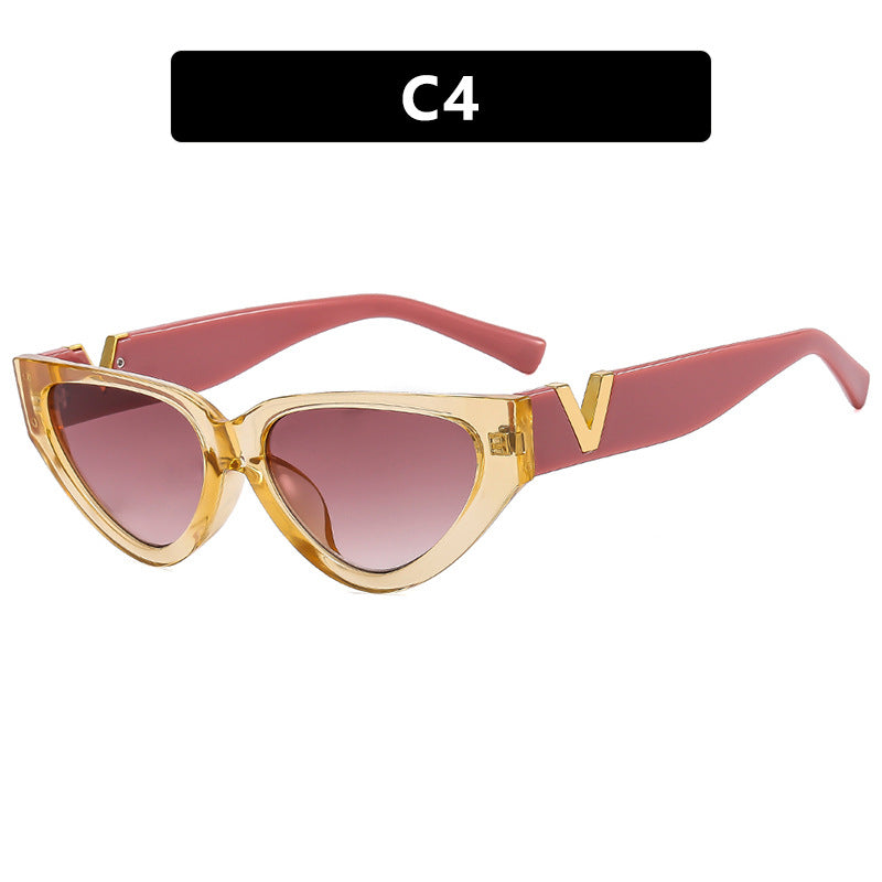 Women's Cat-Eye Sunglasses with Stylish Zebra Design and Luxurious Accents Stornfield