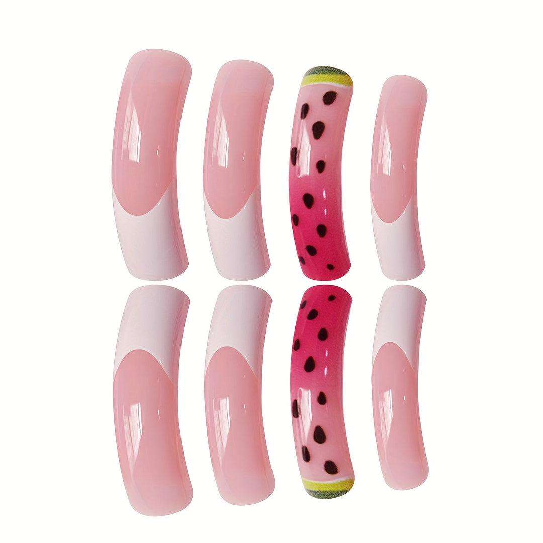 Creative Watermelon-Themed Nail Art Set Stornfield