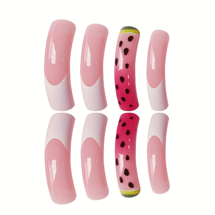Creative Watermelon-Themed Nail Art Set Stornfield