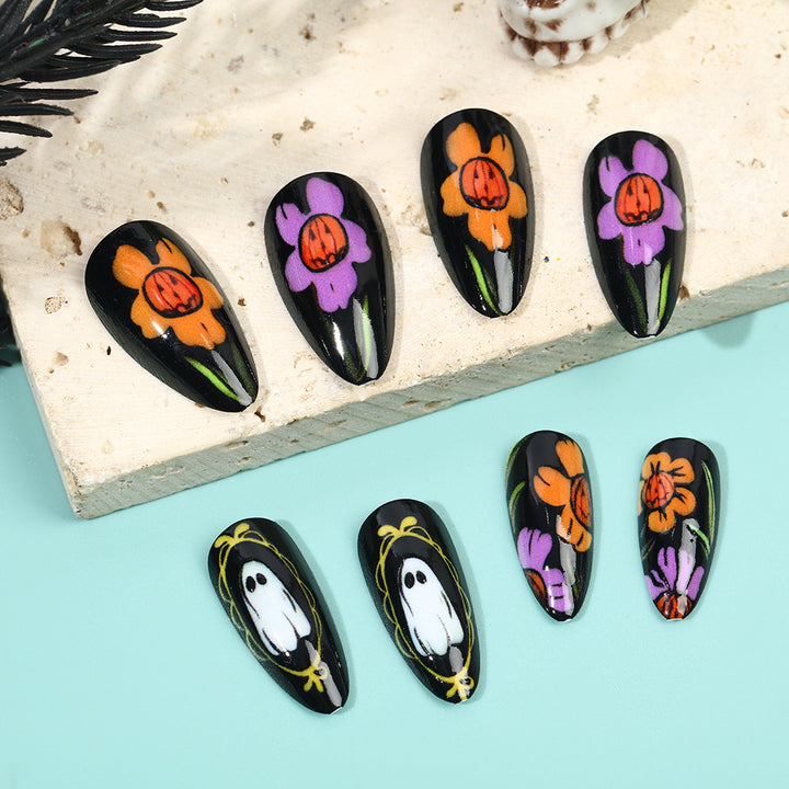 Artificial nails with creative Halloween design Stornfield