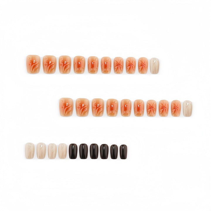 Artificial Nail Set with Beautiful 3D Flower Design Stornfield