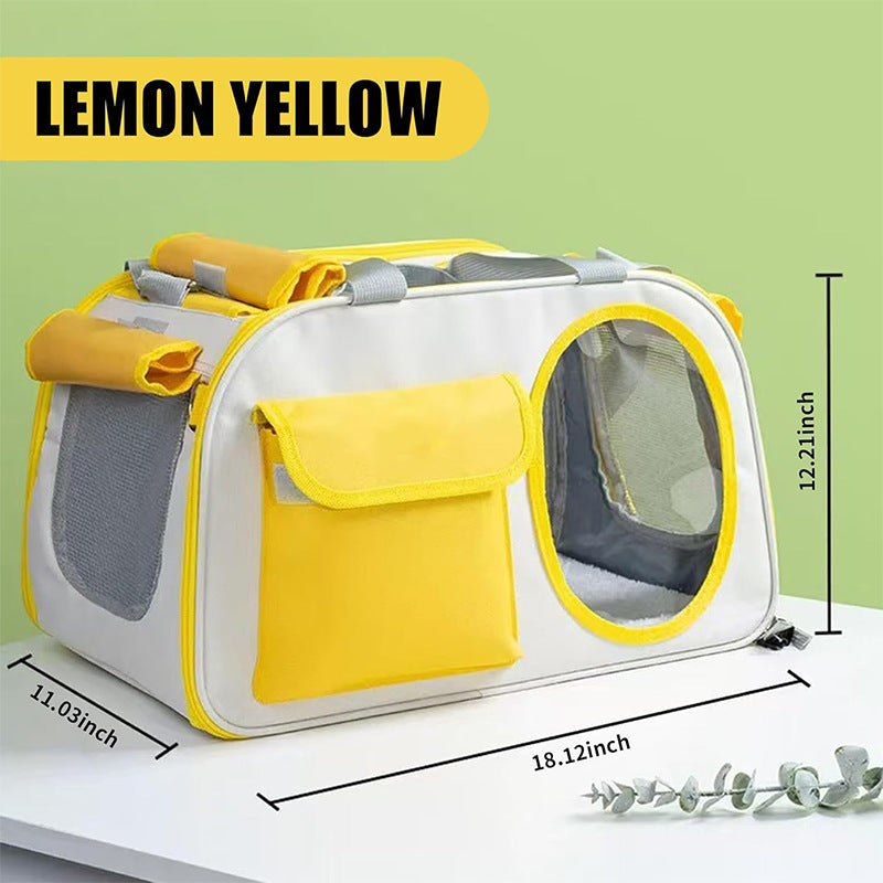 Pet carrier bag with breathable compartments Stornfield