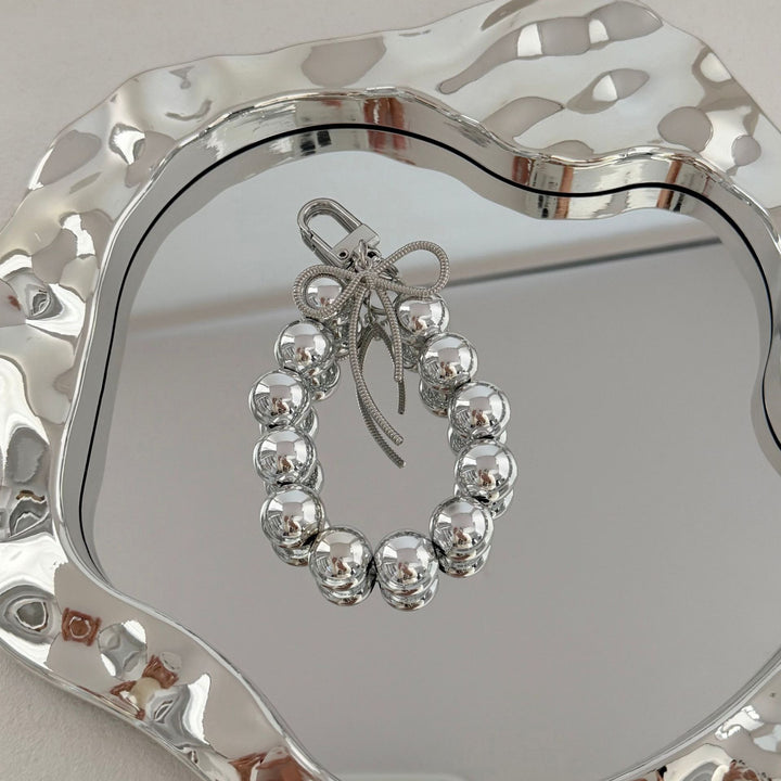 Elegant Beaded Charm Keychain Stornfield