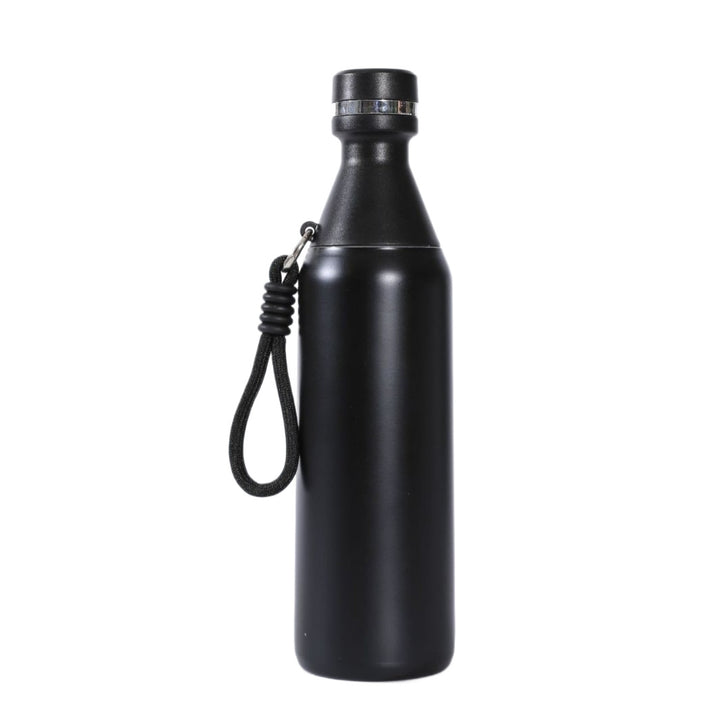 Ladies insulated stainless steel drinking bottle with practical carrying handle Stornfield
