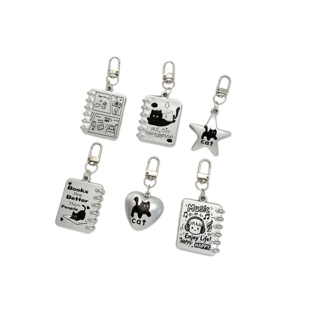 Cute Cat Star Charm Keychain Stornfield