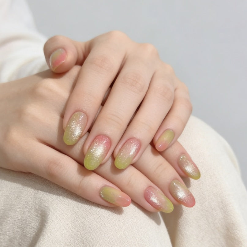 Ombré Glitter Press-On Nail Set Stornfield