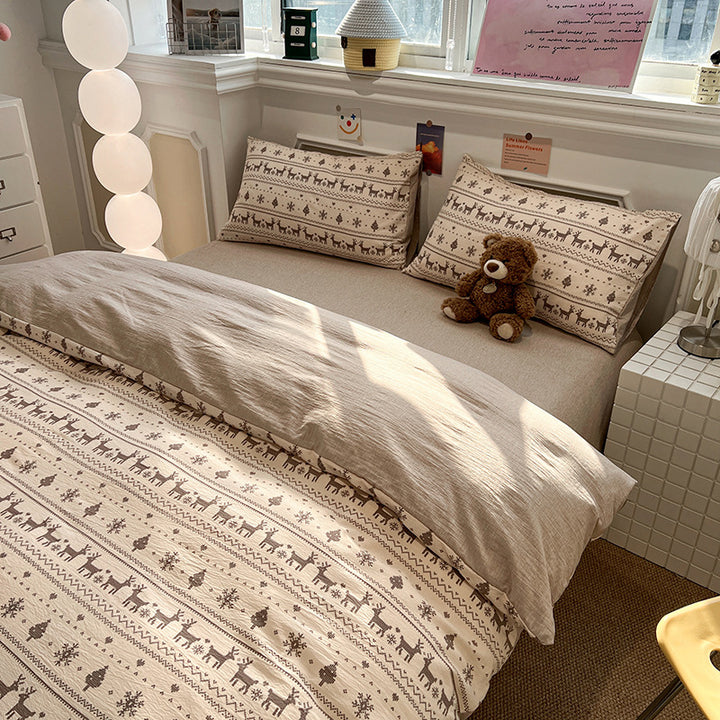 Bohemian Patterned Duvet Cover Set
