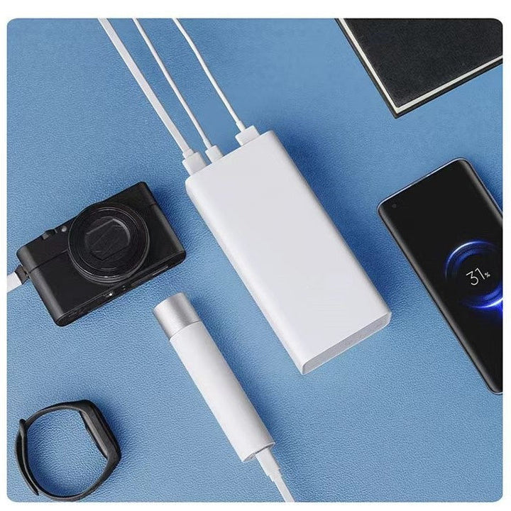 High-capacity USB-C portable power bank with dual USB-A fast-charge ports and LED indicators Stornfield