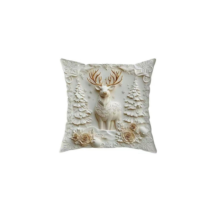 Decorative Christmas Relief Throw Pillow