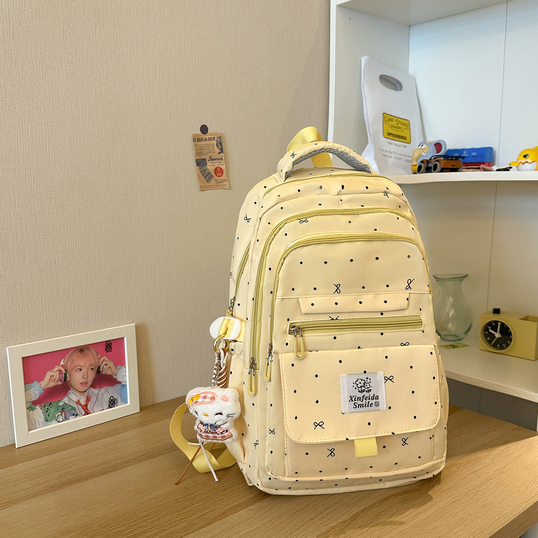 Multi-Pocket Patterned Backpack Stornfield