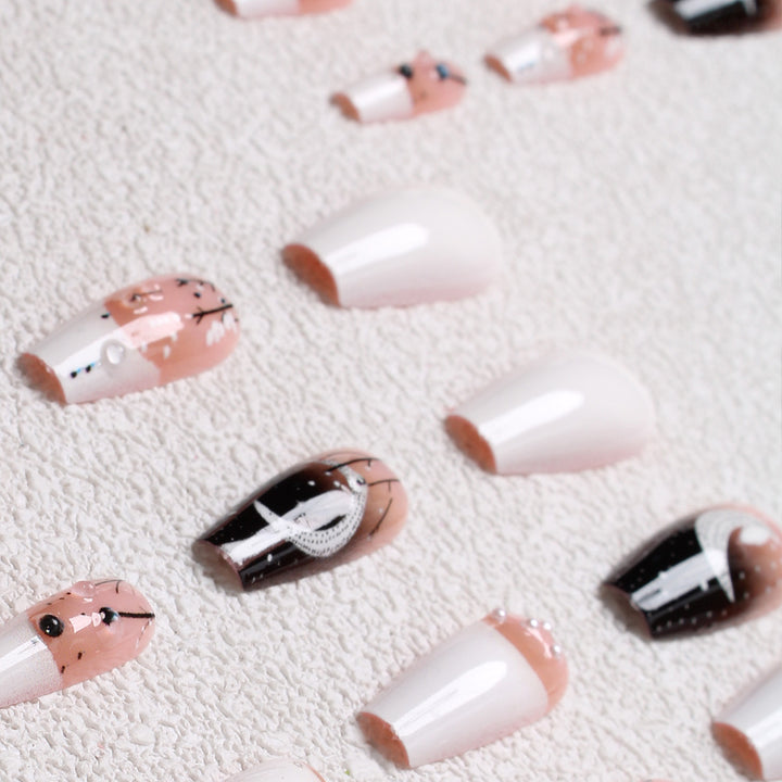 Starry Night-Themed Press-On Nails Stornfield