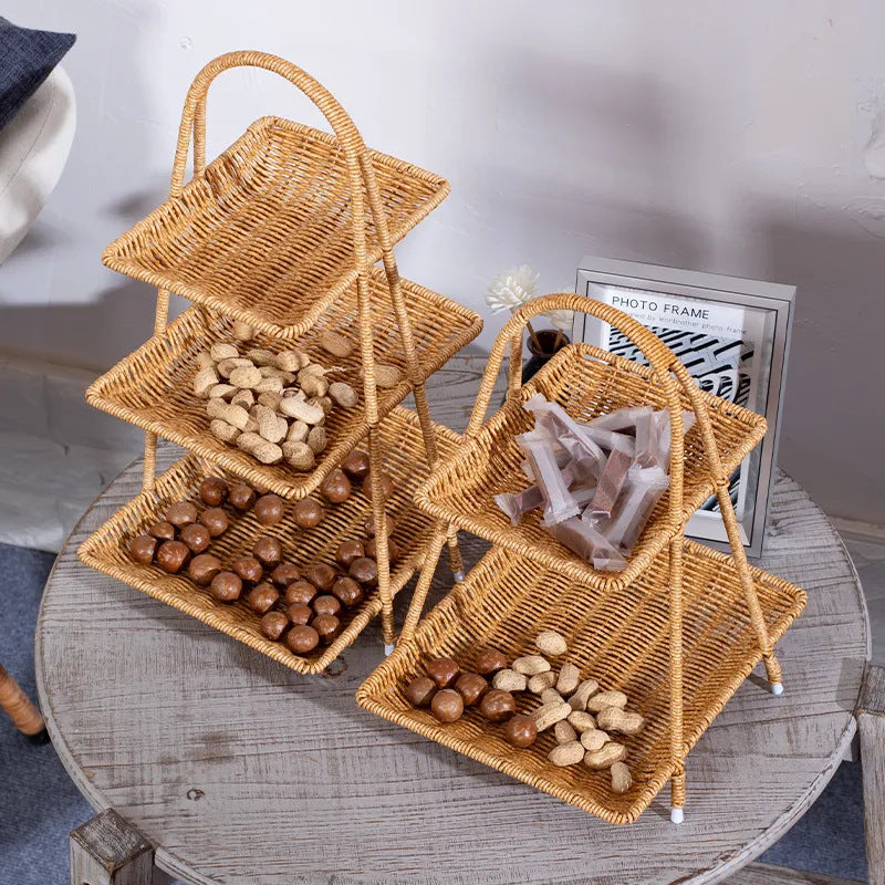 Handcrafted Woven Serving Basket Stornfield