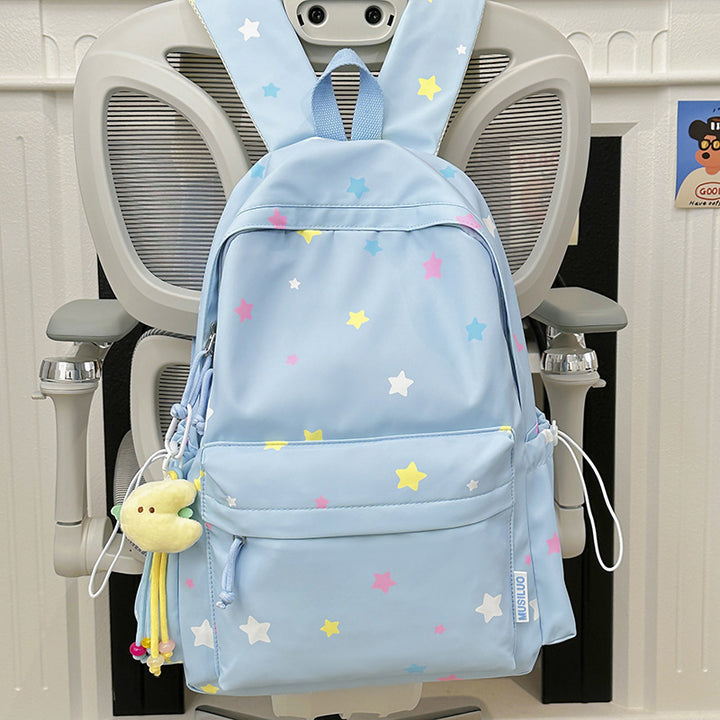 Fun Star Patterned Backpack Stornfield