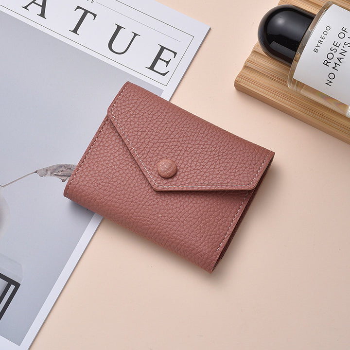 Textured Leather Coin Wallet Stornfield