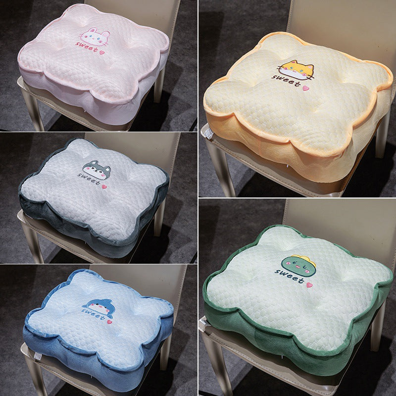 Plush comfort seat cushion with cute animal motif Stornfield