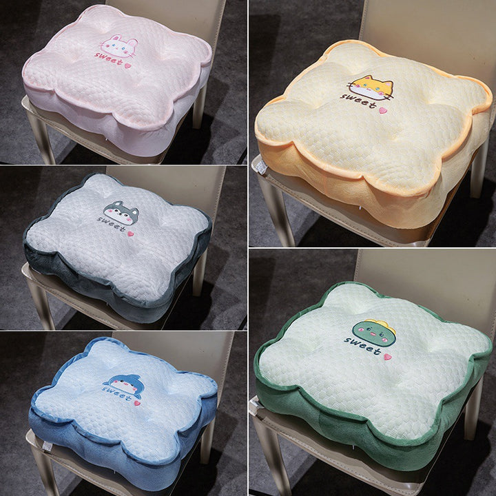 Plush comfort seat cushion with cute animal motif Stornfield