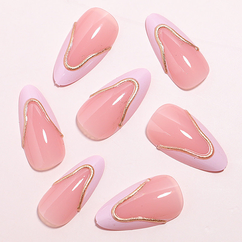 Elegant French Tip Nail Art Set Stornfield