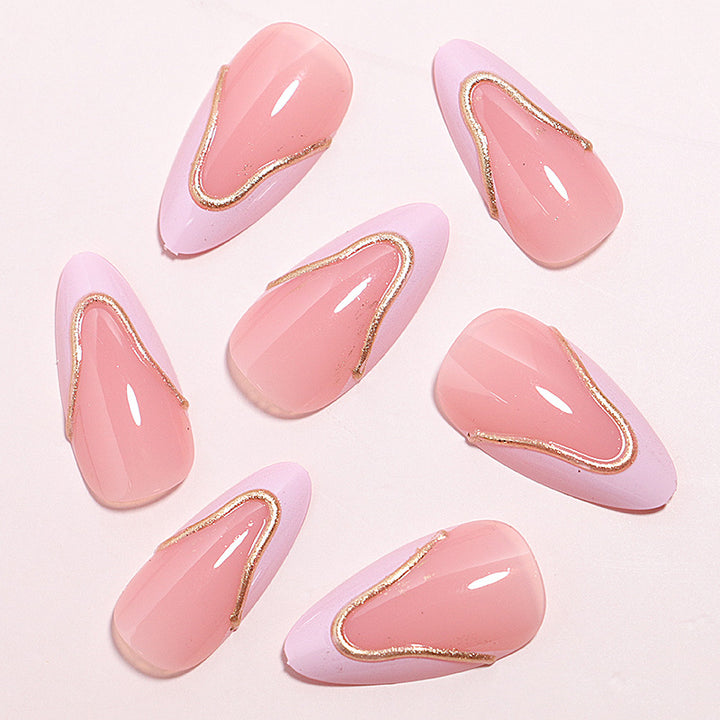 Elegant French Tip Nail Art Set Stornfield