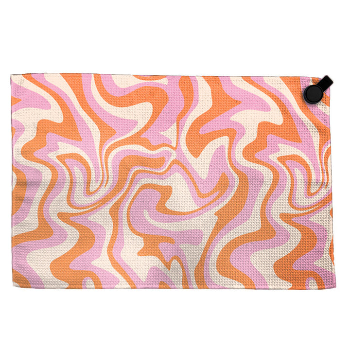 Towel with modern circular pattern Stornfield