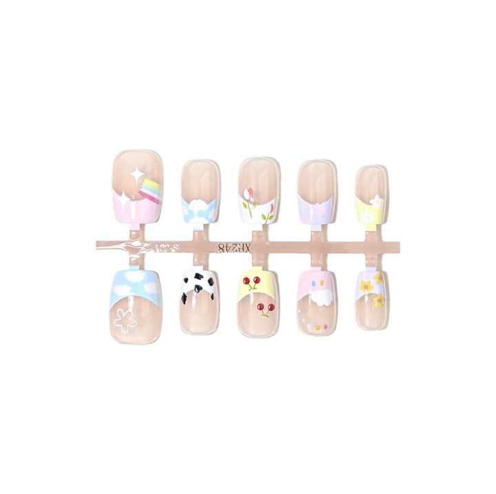 Artistic Themed Press-On Nail Set 1790745800