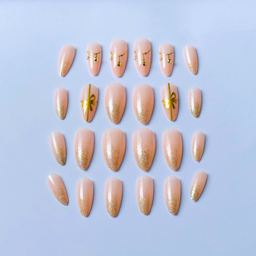 Nail Art Design Kit with Pearls and Glitter