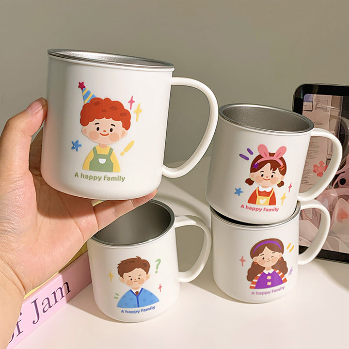 Ceramic mug with cheerful family motif Stornfield 1786635457