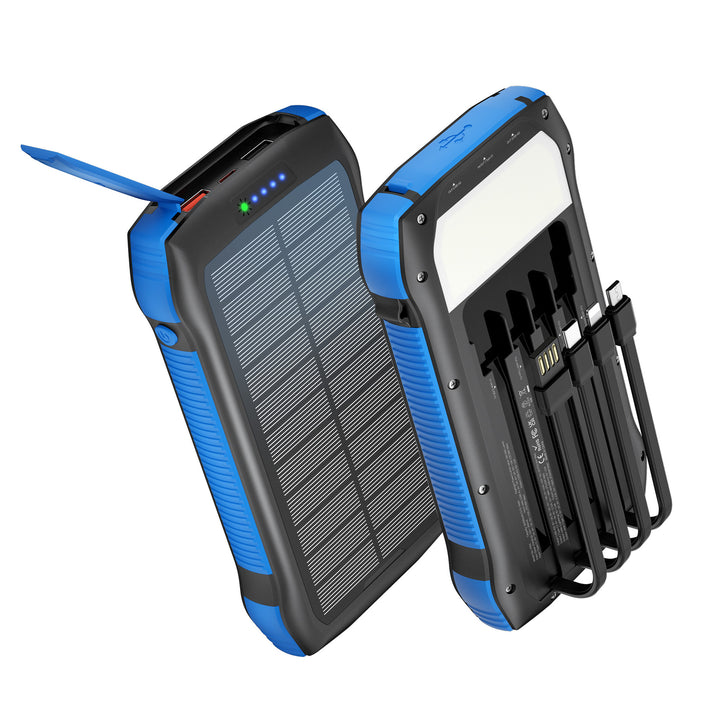 Solar Power Bank with multifunctionality and fast charging feature Stornfield